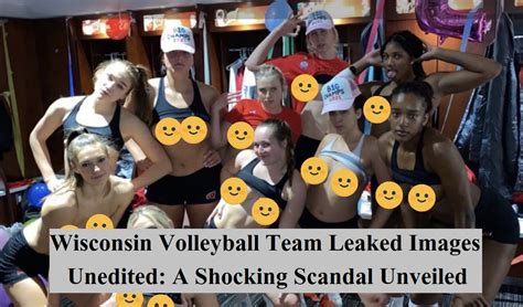 wisconsin volleyball team leak pictures